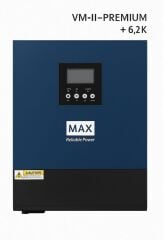 Max 48V 6200 Watt (6.2KVA) Hibrit İnverter (100A Mppt Solar Şarjı) VM II-Premium