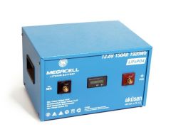 Megacell 12.8V 150Ah LiFePO4 Lityum Demir Fosfat Akü