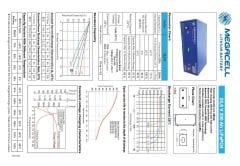 Megacell 25.6V 200Ah LiFePO4 Lityum Demir Fosfat Akü