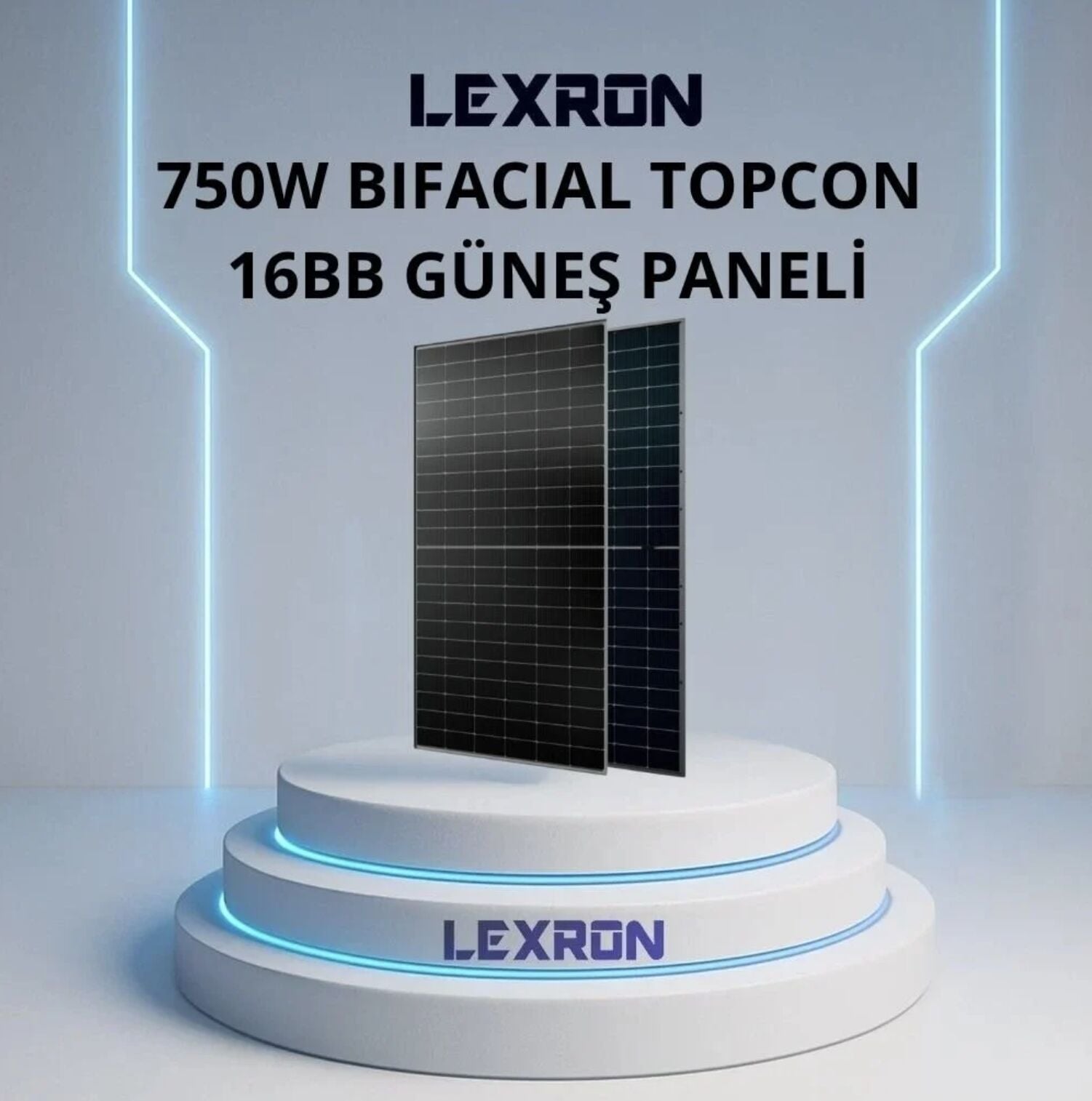 750W HALF-CUT TOPCON BIFACIAL GÜNEŞ PANELİ (Kargo bedeli hariçtir)