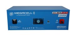 Megacell 25.6V 200Ah (Bluetooth) LiFePO4 Lityum Demir Fosfat Akü(Dokunmatik Ekran)