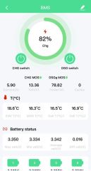 Megacell 25.6V 110Ah (Bluetooth) LiFePO4 Lityum Demir Fosfat Akü(ABS Kasa)