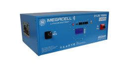 Megacell 51,2V 100Ah LiFePO4 Lityum Demir Fosfat Akü(SMART/Haberleşmeli)