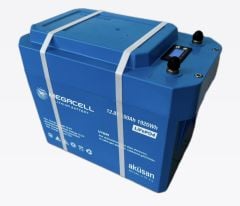 Megacell 12.8V 150Ah LiFePO4 Lityum Demir Fosfat Akü - (ABS Kasa) - Yeni