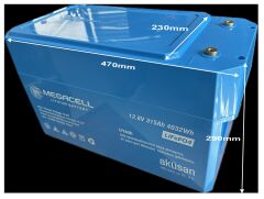 Megacell 12.8V 315Ah LiFePO4 Lityum Demir Fosfat Akü(Bluetoothlu)(ABS)