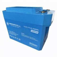 Megacell 12.8V 210Ah LiFePO4 Lityum Demir Fosfat Akü(Prizmatik)(Bluetoothlu)(ABS)