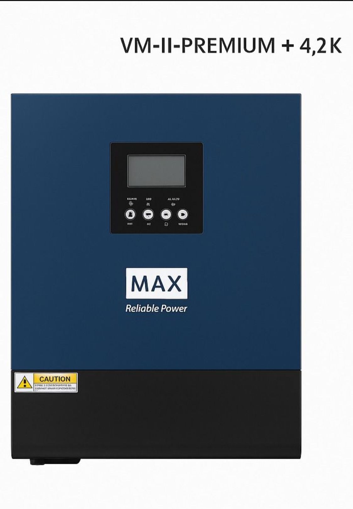 Max 24V 4200 Watt (4.2KVA) Hibrit İnverter (120A Mppt Solar Şarjı) VM II-Premium