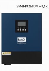 Max 24V 4200 Watt (4.2KVA) Hibrit İnverter (120A Mppt Solar Şarjı) VM II-Premium