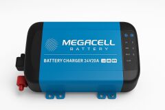 Megacell 24V 10A Akıllı Şebeke Şarj Cihazı
