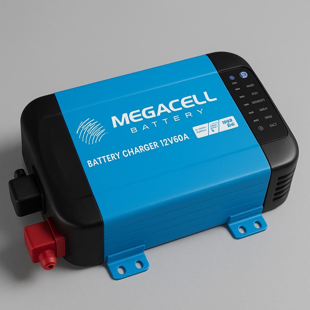 Megacell 12V 60A Akıllı Şebeke Şarj Cihazı