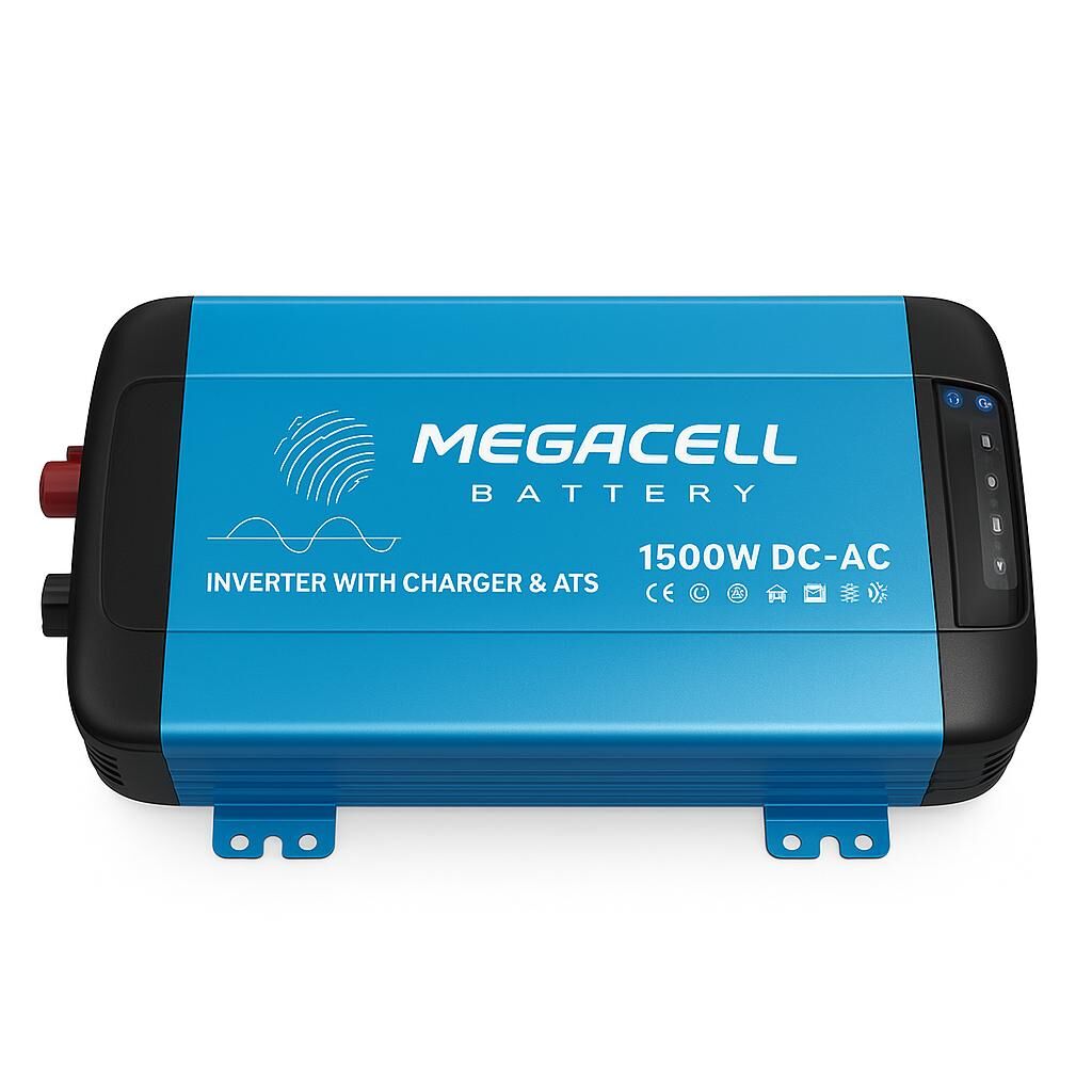 Megacell 12V 1500W Tam Sinüs 20A Şebeke Şarjlı UPS İnvertör