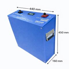 Megacell 12.8V 400Ah LiFePO4 Lityum Demir Fosfat Akü(Dikey-Bluetoothlu)